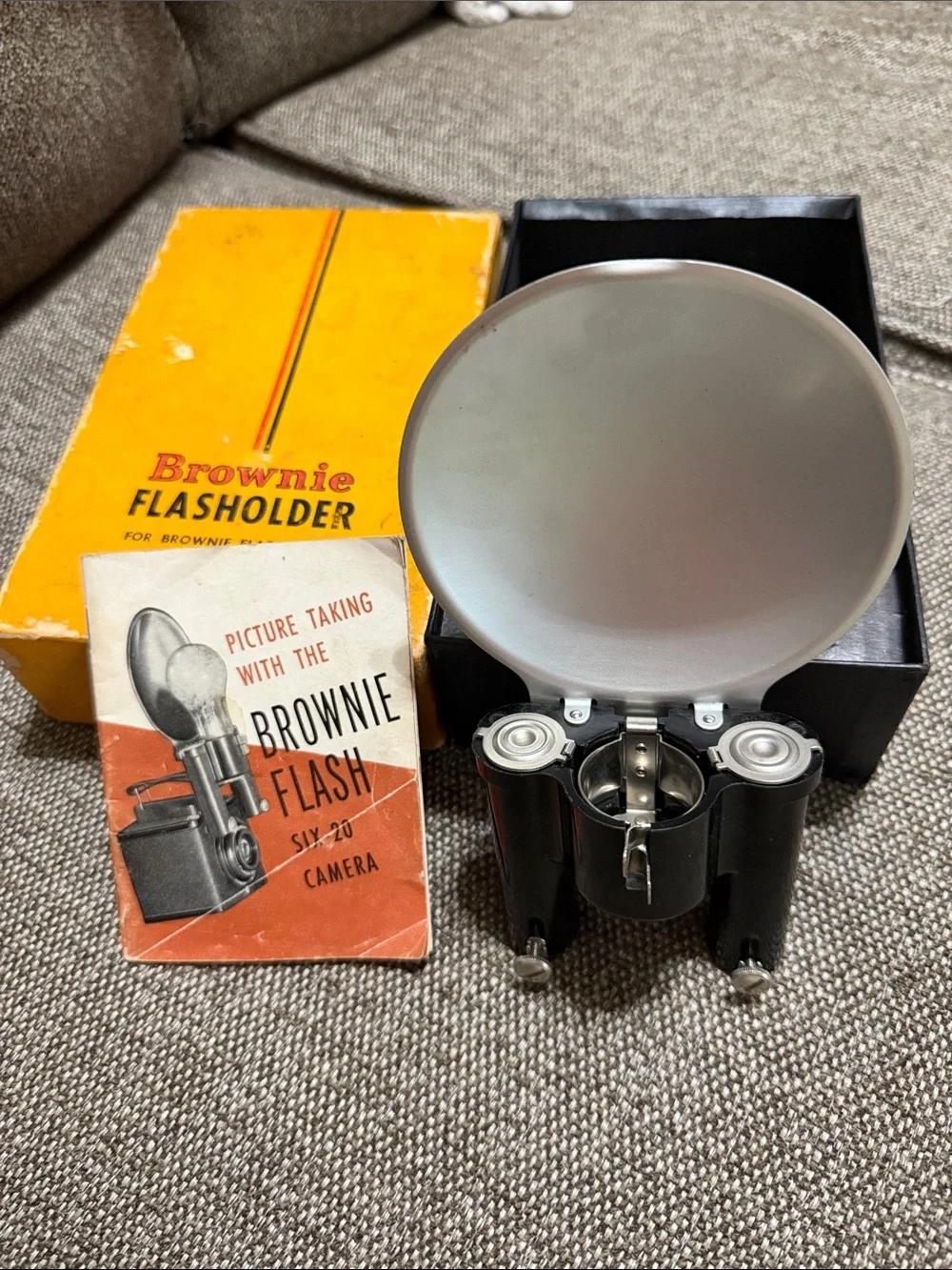 Brownie Flasholder For Brownie Flash SIX-20 original Box and instruction book